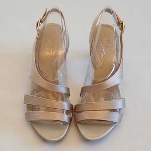 Naturalizer Champagne Satin Taimi Sandals